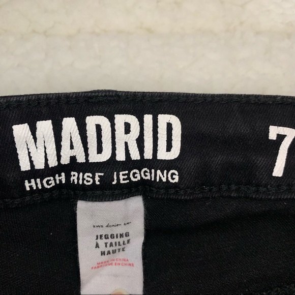 Black skinny high rise leggings - Picture 5 of 5